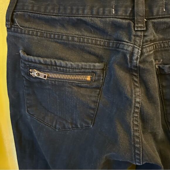 Paper Denim Cloth Black 10 Jeans Edgy Y2K Grunge Moto Biker Ankle Zip Goth Punk - Picture 9 of 16